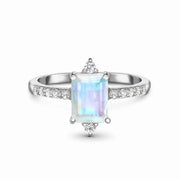 Anneau Éclatant avec Pierre de Lune | Bijoux Chakra