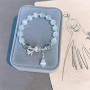 Bracelet Éclatant en Pierre de Lune "Papillonne" | Bijoux Chakra
