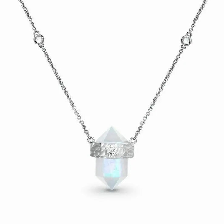 Pendentif Magnifique en Pierre de Lune "Passion et Courage" | Bijoux Chakra
