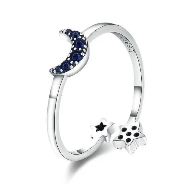 Bague Argent "Etincelle Lunaire" | Bijoux Chakra