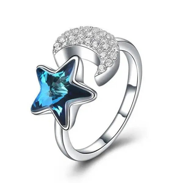 Bague Lune Envoûtante "Porte-Bonheur" | Bijoux Chakra