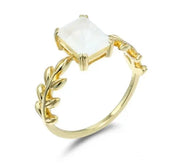 Bague Éblouissante en Pierre de Lune ''Azur Infini'' | Bijoux Chakra