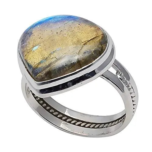Bague Éthérée en Pierre de Lune Vintage "Orion" | Bijoux Chakra