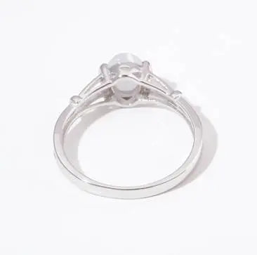 Chevalière "Sérénité" en Éclatante Pierre de Lune Blanche | Bijoux Chakra