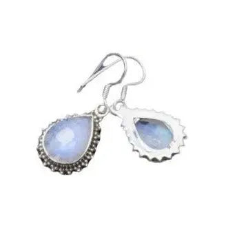 Boucles d'Oreilles "Altruisme" envoûtantes avec Pierre de Lune | Bijoux Chakra