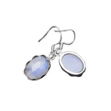 Boucles d'Oreilles Éclat de Pierre de Lune "Quiétude" | Bijoux Chakra