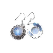 Boucles d'Oreilles Féminines avec Pierre de Lune "Indulgence" | Bijoux Chakra