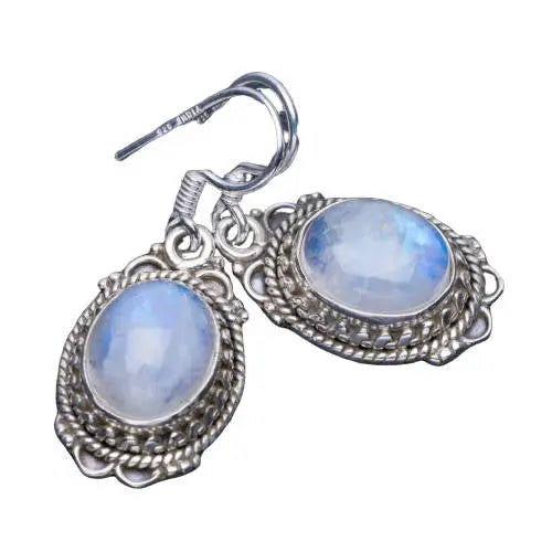 Boucles d'Oreilles Enchantées en Pierre de Lune "Protectrices" | Bijoux Chakra