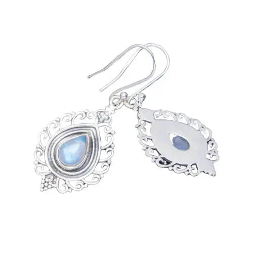 Boucles d'Oreilles envoûtantes avec Pierre de Lune "Sirènes" | Bijoux Chakra