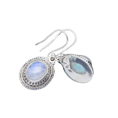 Boucles d'Oreilles "Douceurs" enchanteresses avec Pierre de Lune | Bijoux Chakra