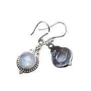Boucles d'Oreilles Éclatantes avec Pierre de Lune "Reflets" | Bijoux Chakra