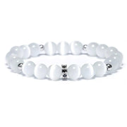 Bracelet « Mani » en Pierres de Lune Sphériques | Bijoux Chakra