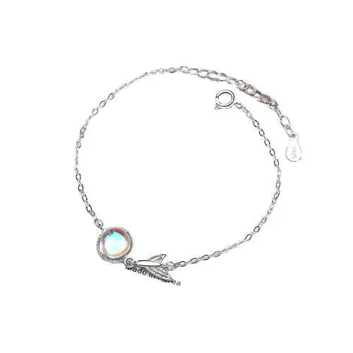 Bracelet coréen envoûtant orné de Pierre de Lune "Dal" | Bijoux Chakra
