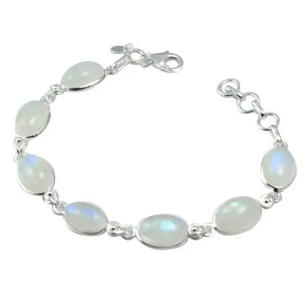 Bracelet Éclatant en Pierre de Lune "Héméra" | Bijoux Chakra