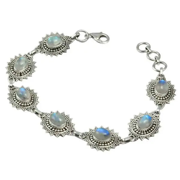 Bracelet envoûtant en Pierre de Lune pour la Fertilité | Bijoux Chakra