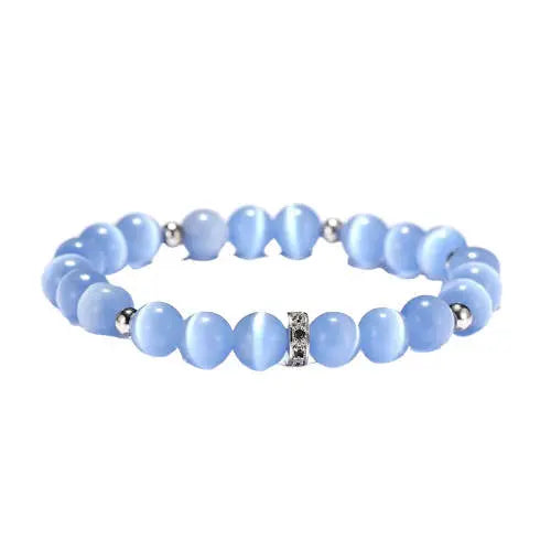 Bracelet en Opaline Pierre de Lune "Celestia" Envoûtant | Bijoux Chakra