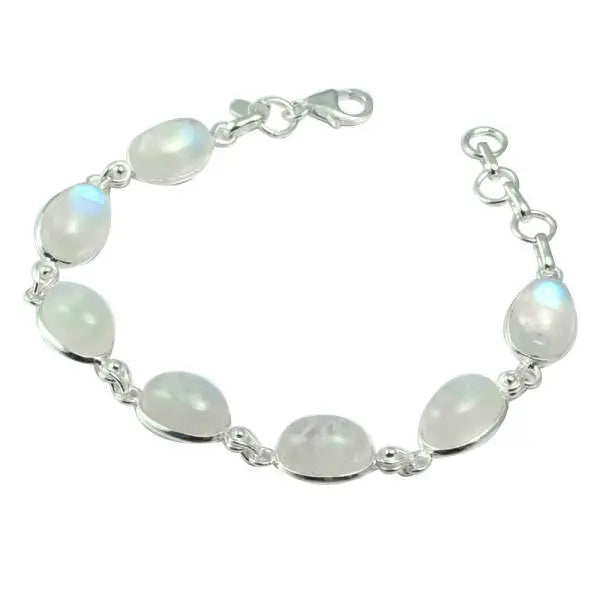 Bracelet Authentique en Pierres de Lune "Eleusis" | Bijoux Chakra