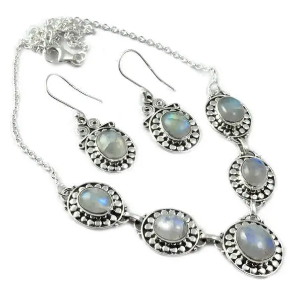 Collier Éblouissant en Pierre de Lune "Diana" | Bijoux Chakra