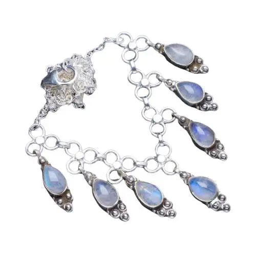 Collier Éternel pour Femme avec Pierre de Lune | Bijoux Chakra