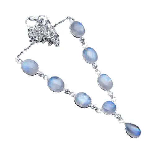 Collier envoûtant ''Océane'' avec Gemme Pierre de Lune | Bijoux Chakra