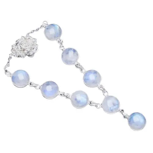 Sautoir Élégant en Pierre de Lune "Mia" | Bijoux Chakra