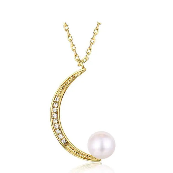 Collier Éclat de Lune et Perle "Féminité" | Bijoux Chakra