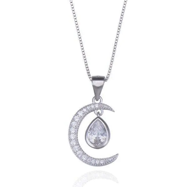 Collier Éclat Lunaire "Goutte" | Bijoux Chakra