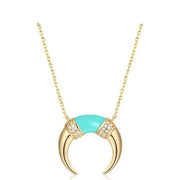 Collier Lunaire "Élégance Turquoise" | Bijoux Chakra
