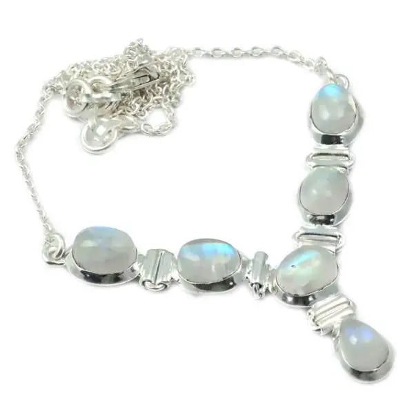 Collier ensorcelant ''Alyssa'' orné de pierre de lune | Bijoux Chakra