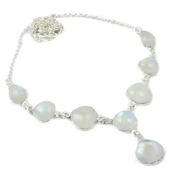 Collier Resplendissant en Pierre de Lune "Alyssia" | Bijoux Chakra