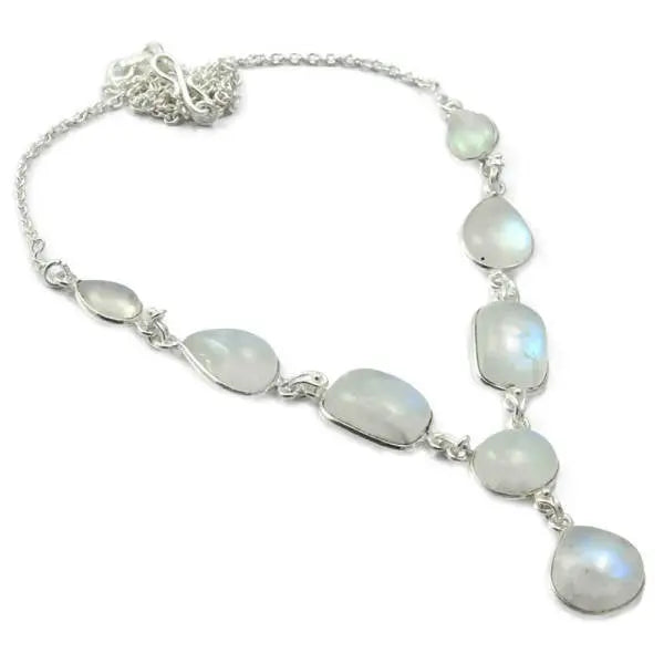 Élégant Collier en Pierre de Lune « Eva » | Bijoux Chakra