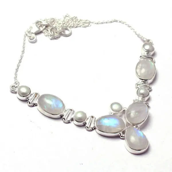 Collier Éclat Fertile en Pierre de Lune "Aphrodite" | Bijoux Chakra