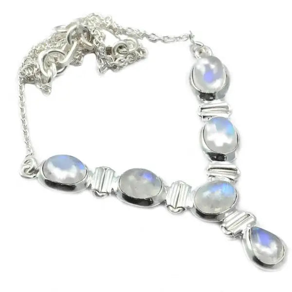 Collier Éclatant en Pierre de Lune "Gloria" | Bijoux Chakra