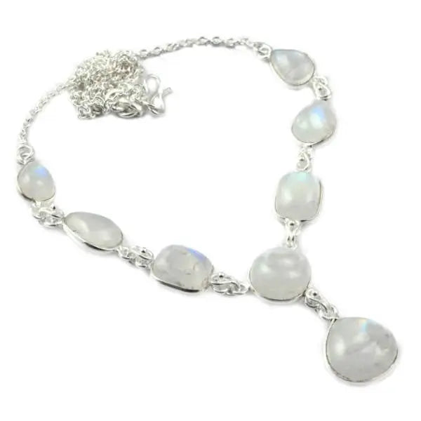 Collier Éblouissant en Pierre de Lune "Kaya" | Bijoux Chakra