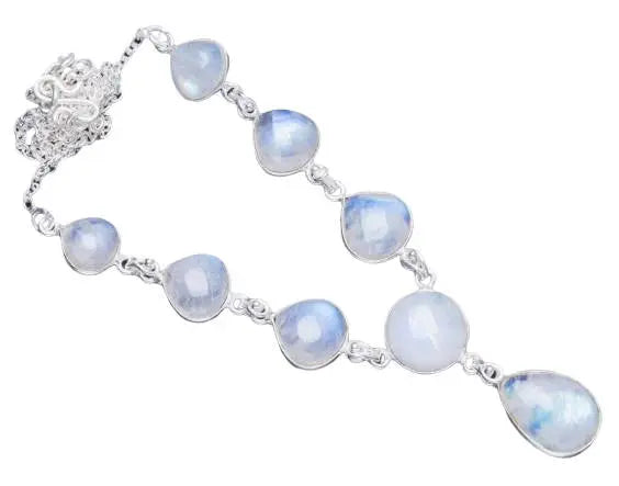 Collier Envoûtant en Pierre de Lune du Sri Lanka "Vena" | Bijoux Chakra