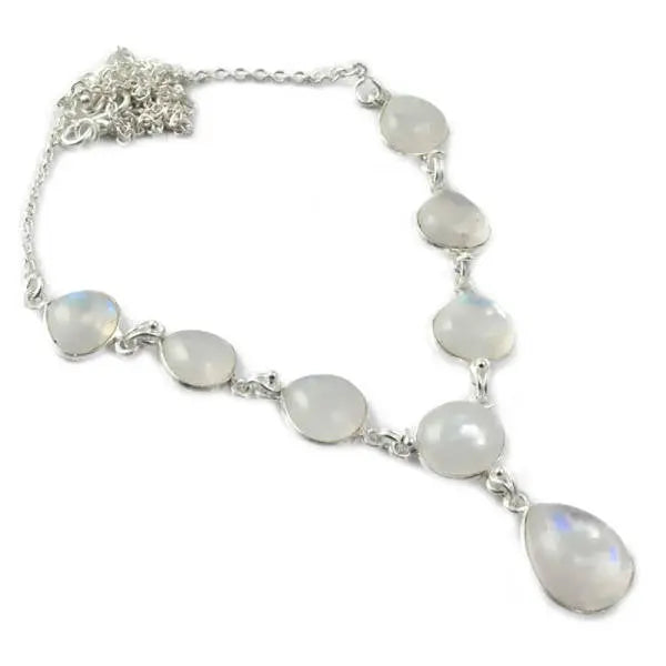 Collier Éclatant en Pierre de Lune "Tina" | Bijoux Chakra