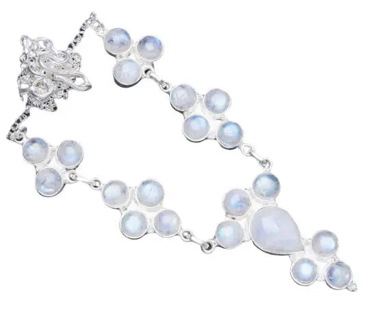 Collier Authentique Pierre de Lune "Shiva" | Bijoux Chakra