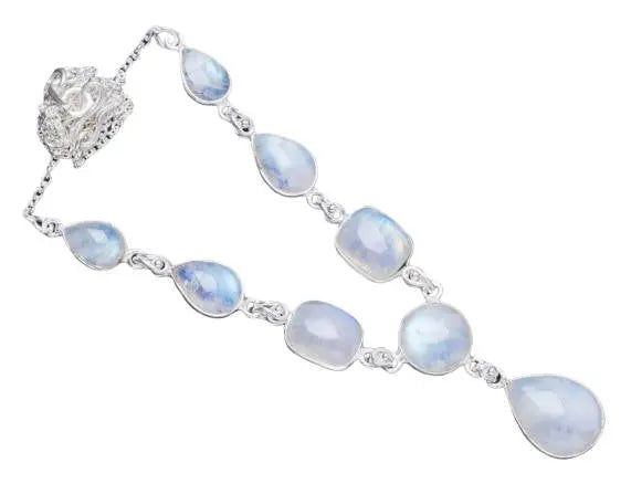 Collier Éblouissant à Pierre de Lune "Vestia" | Bijoux Chakra