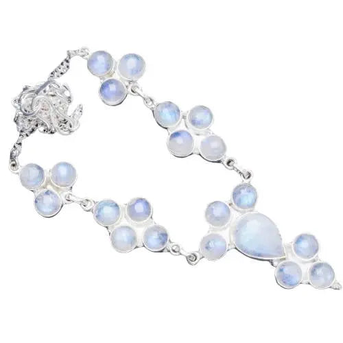 Collier Vintage en Pierre de Lune "Shiva" | Bijoux Chakra