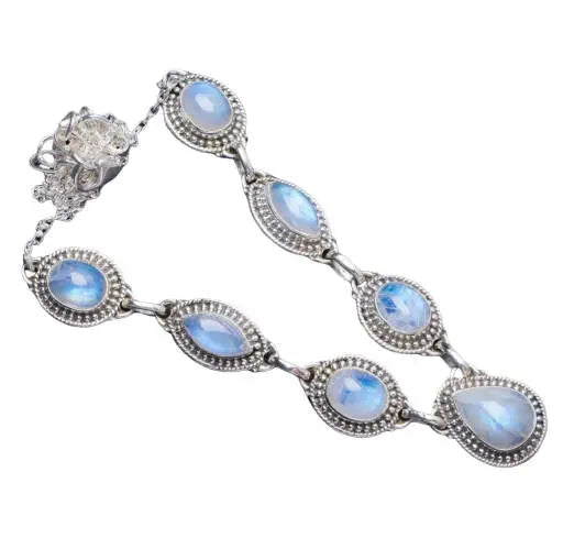 Collier envoûtant avec Pierre de Lune - Modèle "Yami" | Bijoux Chakra