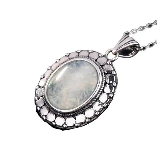 Collier Pendentif envoûtant avec Pierre de Lune "Charme" | Bijoux Chakra