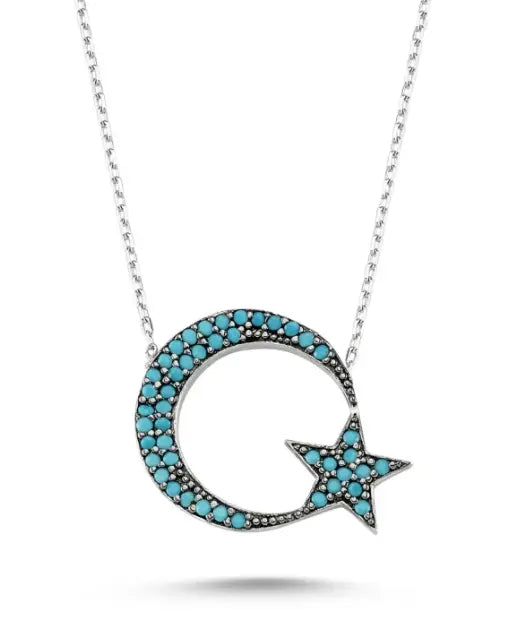 Collier Pierre de Lune "Éclat Azur" | Bijoux Chakra