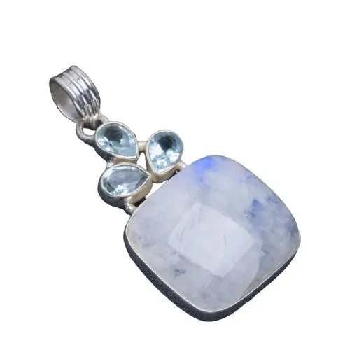 Pendentif Féérique en Pierre de Lune "Espar" | Bijoux Chakra