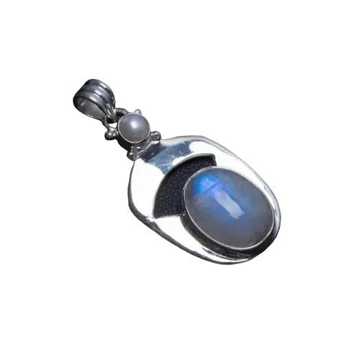 Pendentif "Liberté" envoûtant avec Pierre de Lune fantaisie | Bijoux Chakra