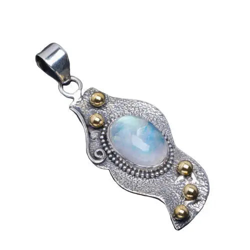 Pendentif Envoûtant en Pierre de Lune "Alma" | Bijoux Chakra
