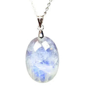 Pendentif Apaisant en Pierre de Lune "Azur de Sérénité" | Bijoux Chakra