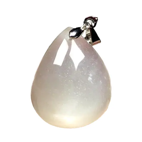 Pendentif « Sérénité Éthérée » en Pierre de Lune | Bijoux Chakra