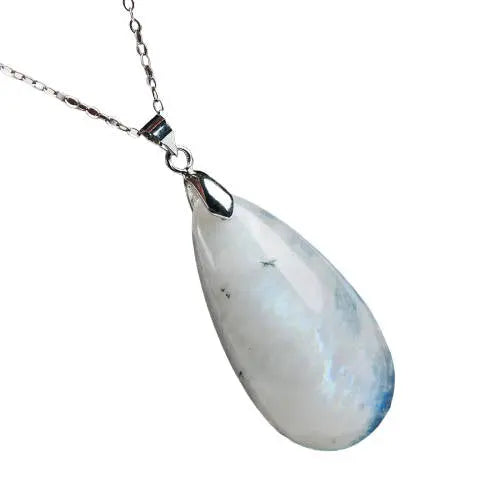 Pendentif Envoûtant en Pierre de Lune "Larme d'Artémis" | Bijoux Chakra