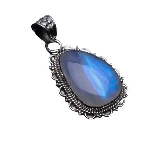 Pendentif Éblouissant en Pierre de Lune "Philonoé" | Bijoux Chakra