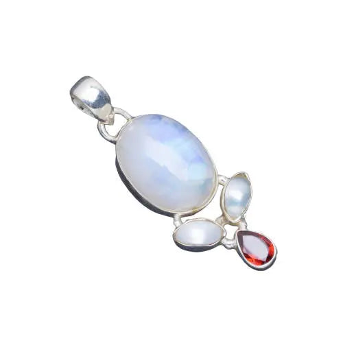 Pendentif Envoûtant en Pierre de Lune "Éole" | Bijoux Chakra